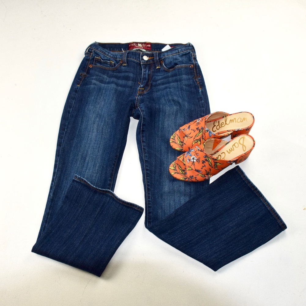 Lucky Brand Ankle Sofia Boot Jeans